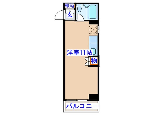 アゼリアハイツの物件間取画像